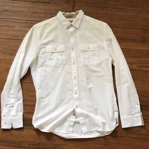 Banana Republic white button down